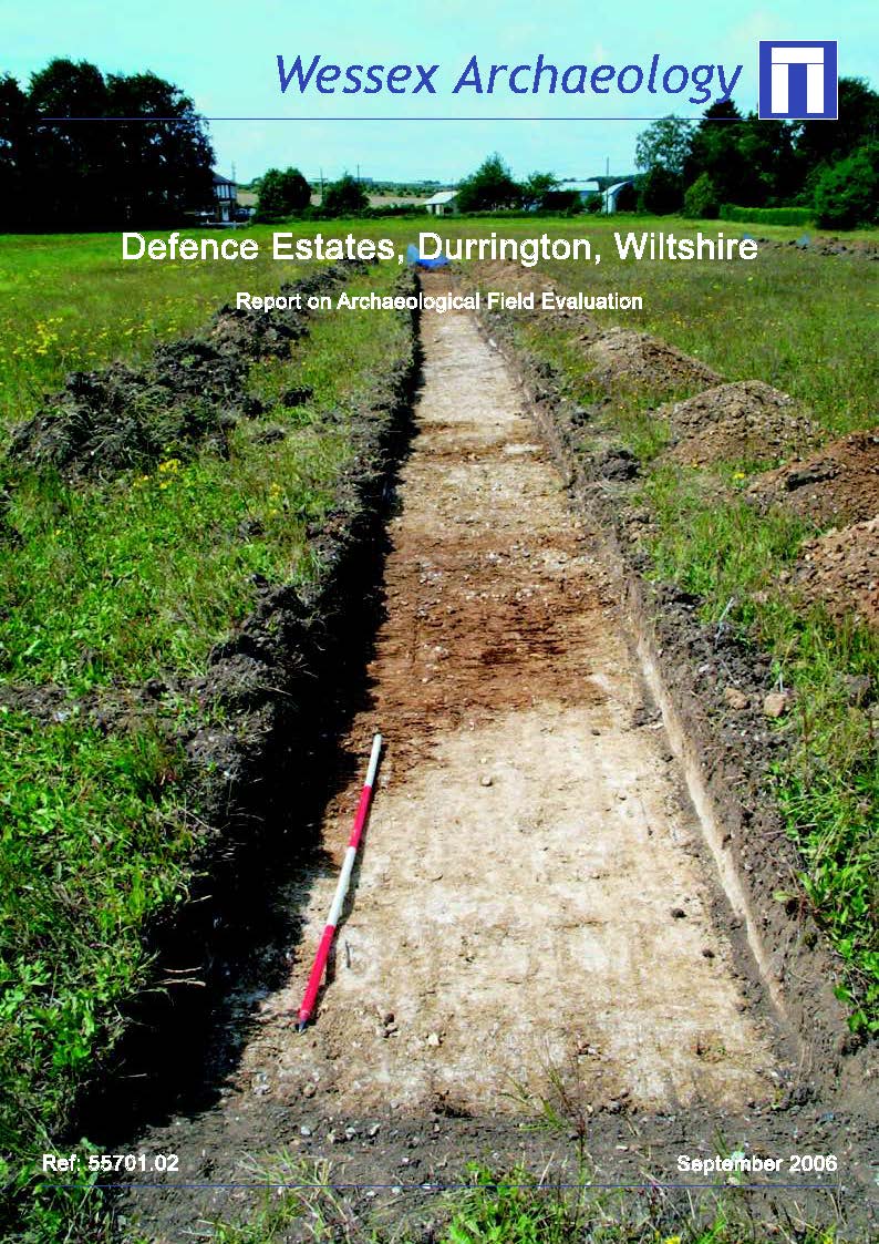 Thumbnail representing Defence Estates, Durrington, Wiltshire - Report on Archaeological Field Evaluation