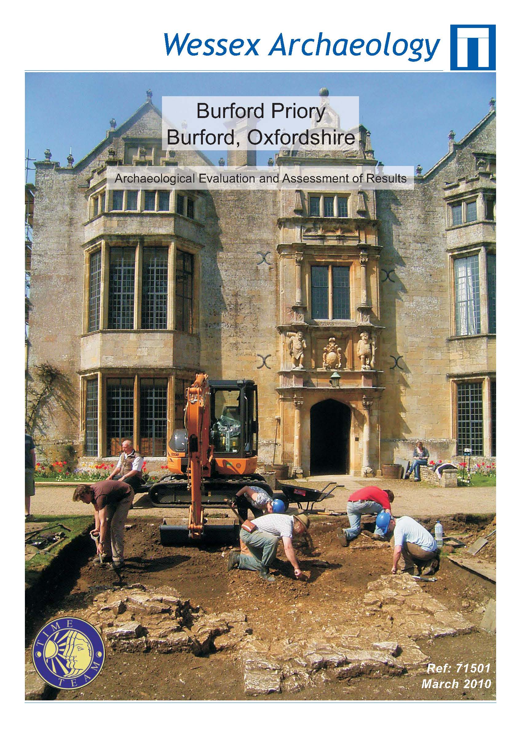 Thumbnail representing Time Team - Burford Priory, Burford, Oxfordshire - Archaeological Evaluation and Assessment of Results
