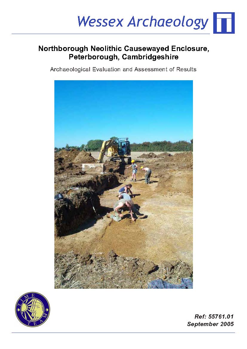 Thumbnail representing Time Team - Northborough Neolithic Causewayed Enclosure, Peterborough, Cambridgeshire - Archaeological Evaluation and Assessment of Results