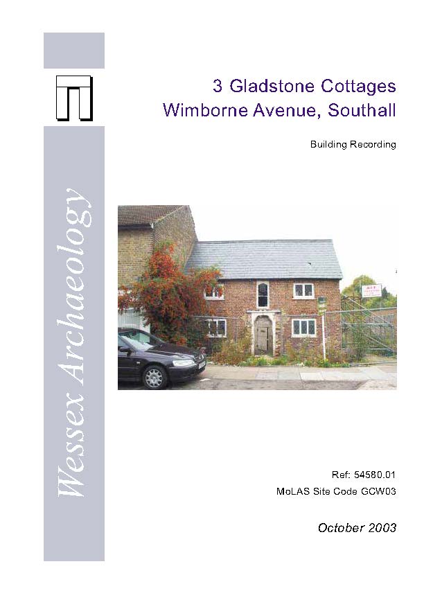 Thumbnail representing 3 Gladstone Cottages, Wimborne Avenue, Southall - Building Recording
