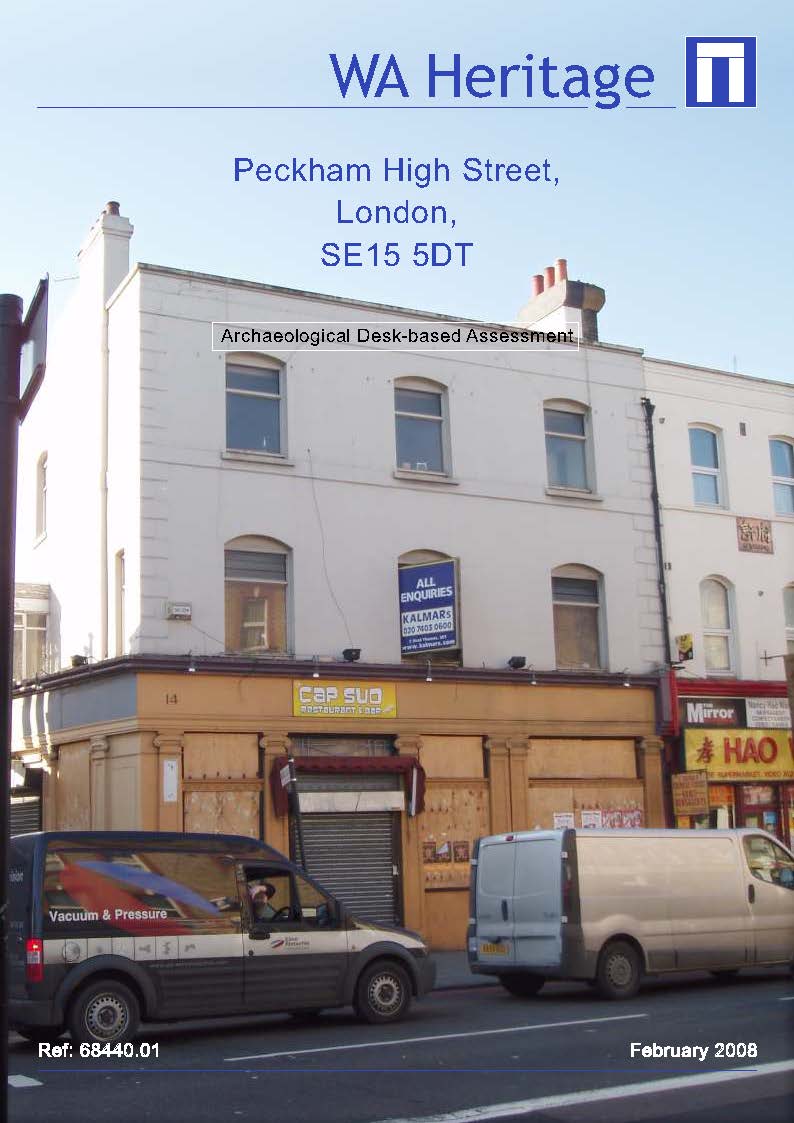 Thumbnail representing Peckham High Street, London - Archaeological Desk-Based Assessment